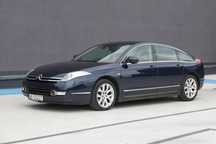 Citroën C6 koniakowa skóra, Bleu Mauritius, automatyczna skrzynia biegów