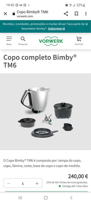 Colo de bimby novo