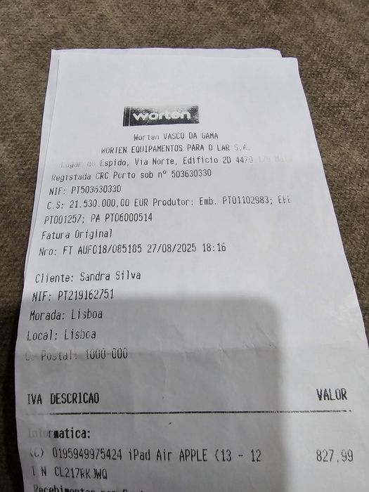 Ipad praticamente novo na garantia 2 anos