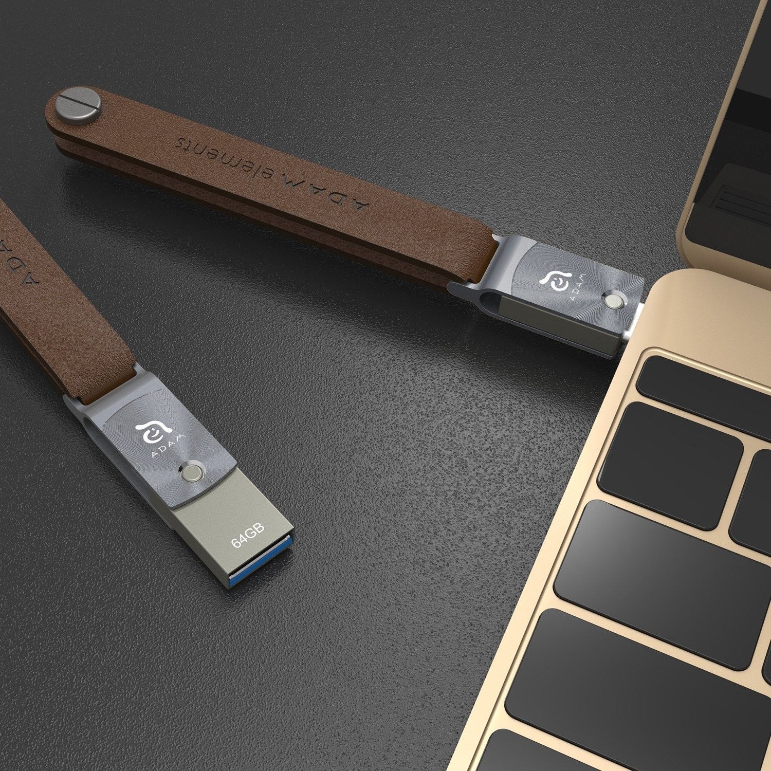Adam Elements ROMA Flash Drive 64gb Grey typ C