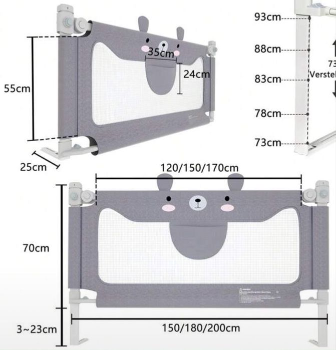 Proteção de cama - criança