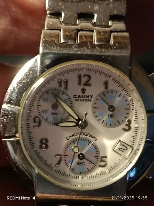 Cronógrafo Cauny Prima quartz