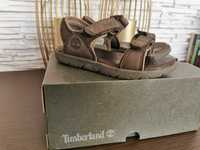 Skórzane sandały Timberland "Nubble" brązowe 29