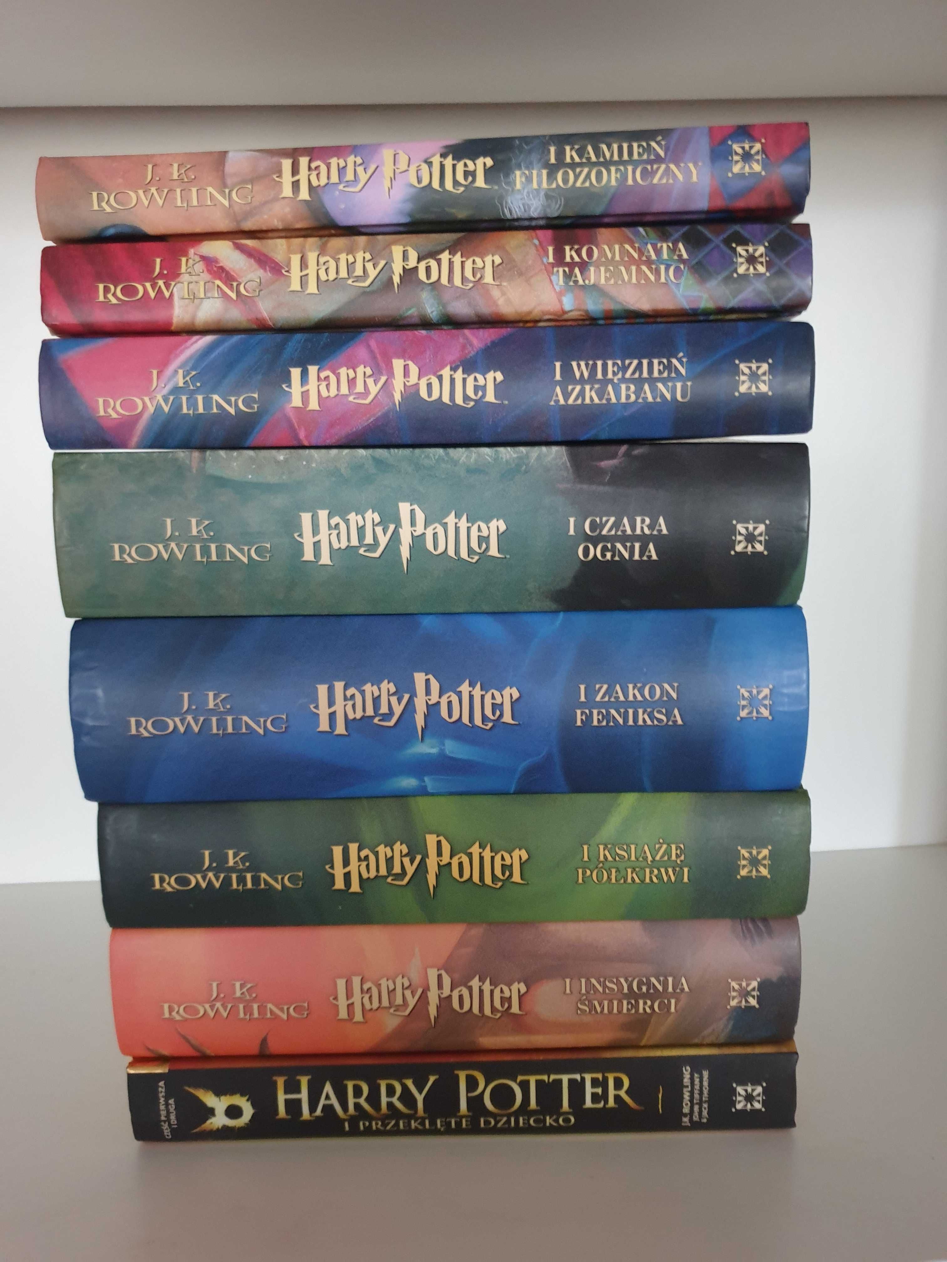 Harry Potter tomy 1  -8  J.K. Rowling twarda okładka