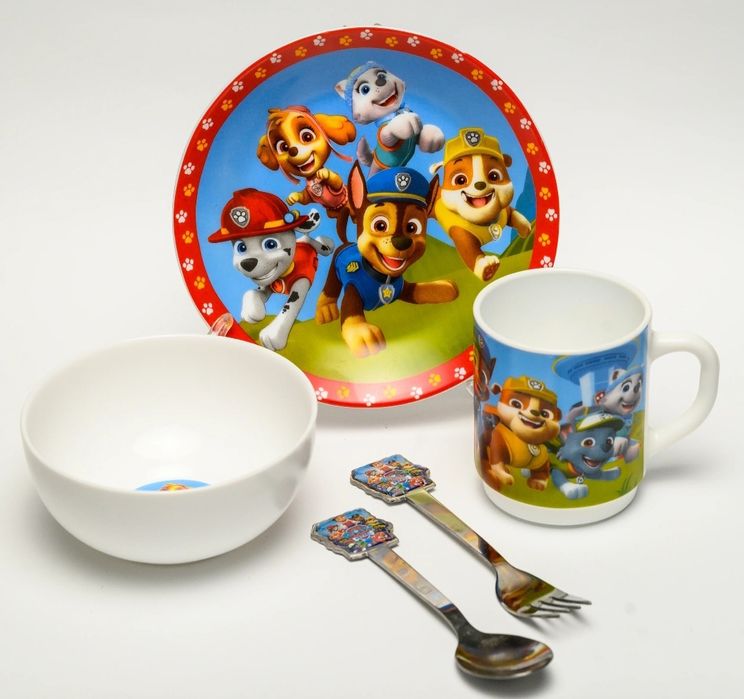 Дитячий набір посуду (Щенячий патруль)