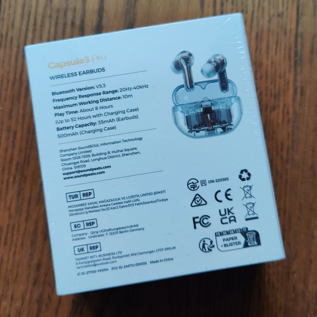 Soundpeats Air4 Bluetooth tws наушники Air4 pro black white оригінал