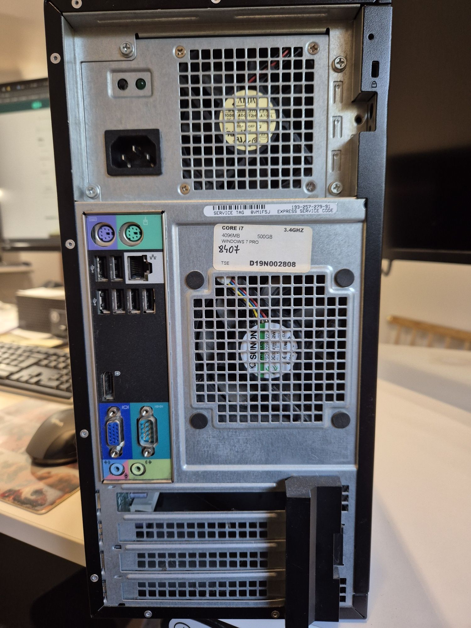Dell optiplex 990 Intel core i7, komputer stacjonarny PC Windows 10 Pr