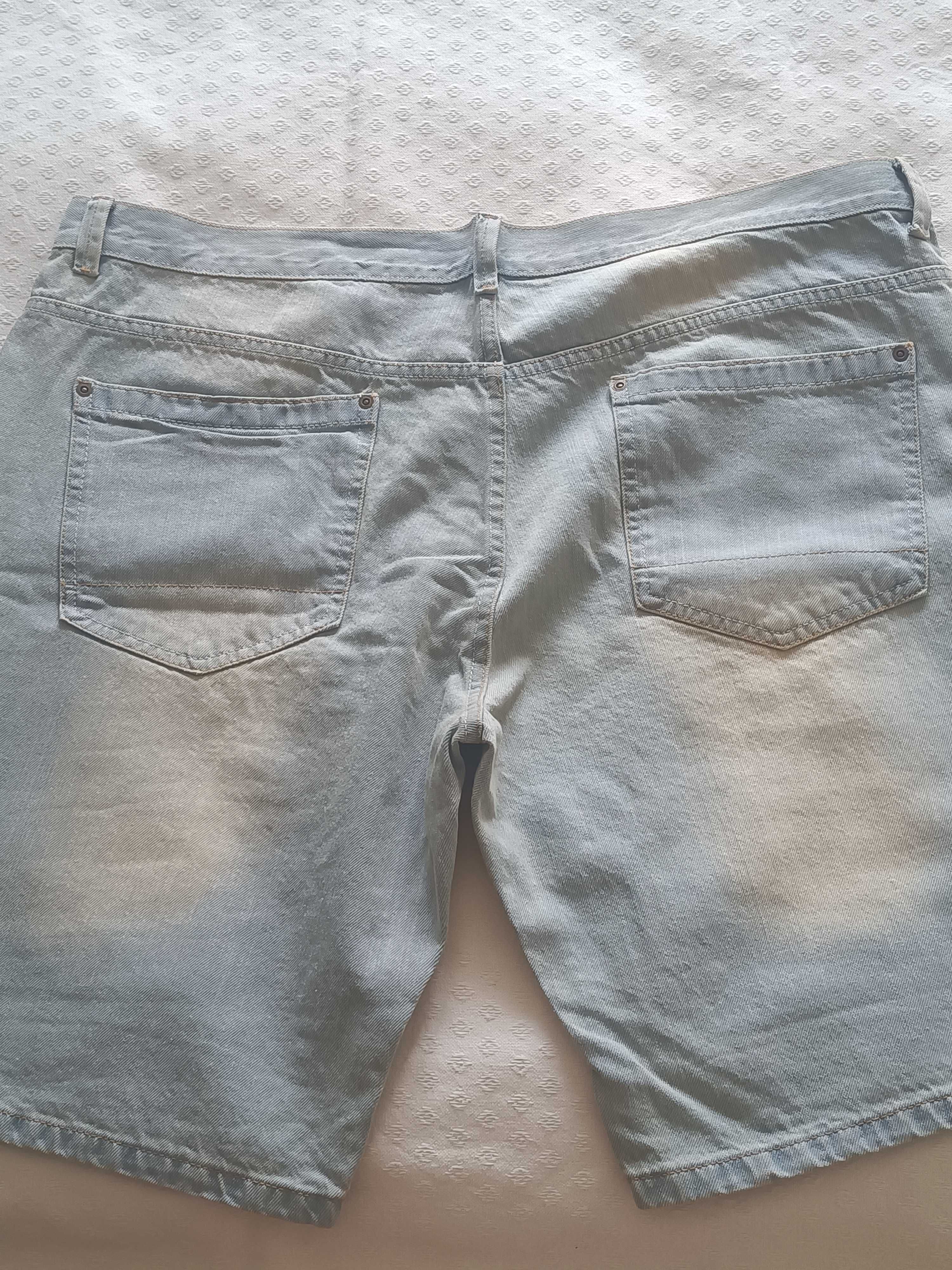 Krótkie spodnie męskie jeans F&F 42