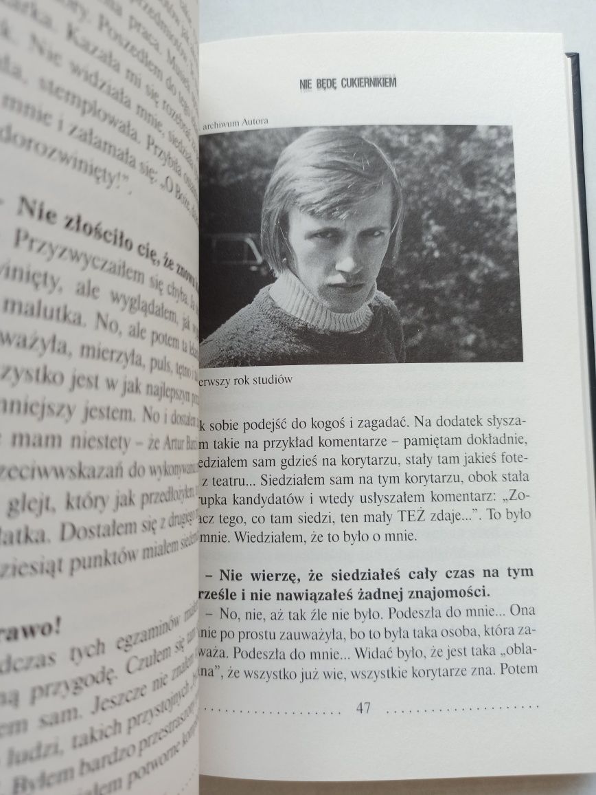 Artur Barciś - biografia - Rozmowy bez retuszu, Marzanna Graff