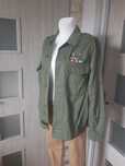 Kurtka parka khaki w militarnym stylu M L