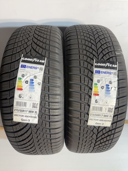 2x 215/55r17 GoodYear Vector 4Seasons Gen-3 98W XL 2024