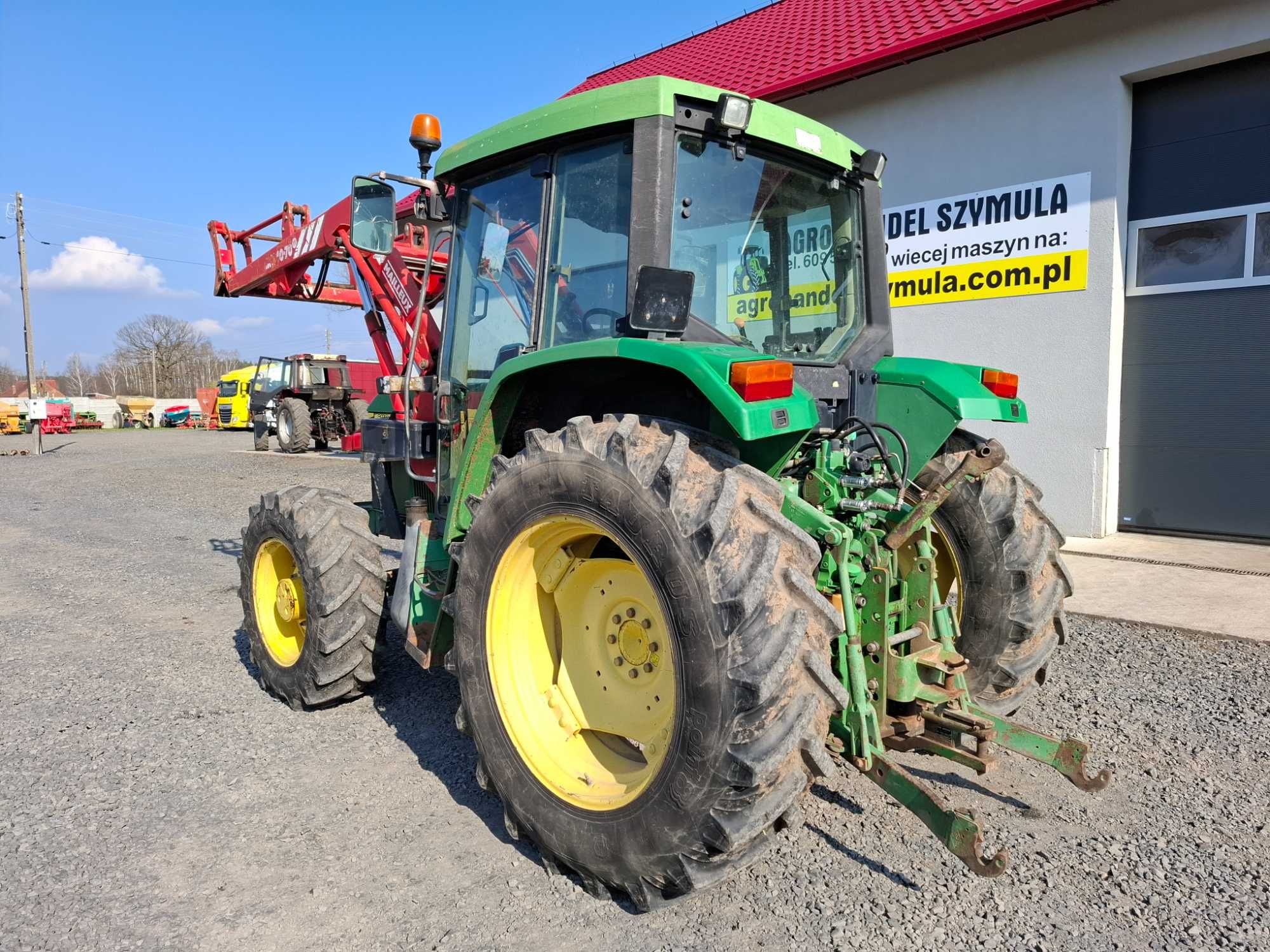 JOHN DEERE 6110, ładowacz, zaczepy