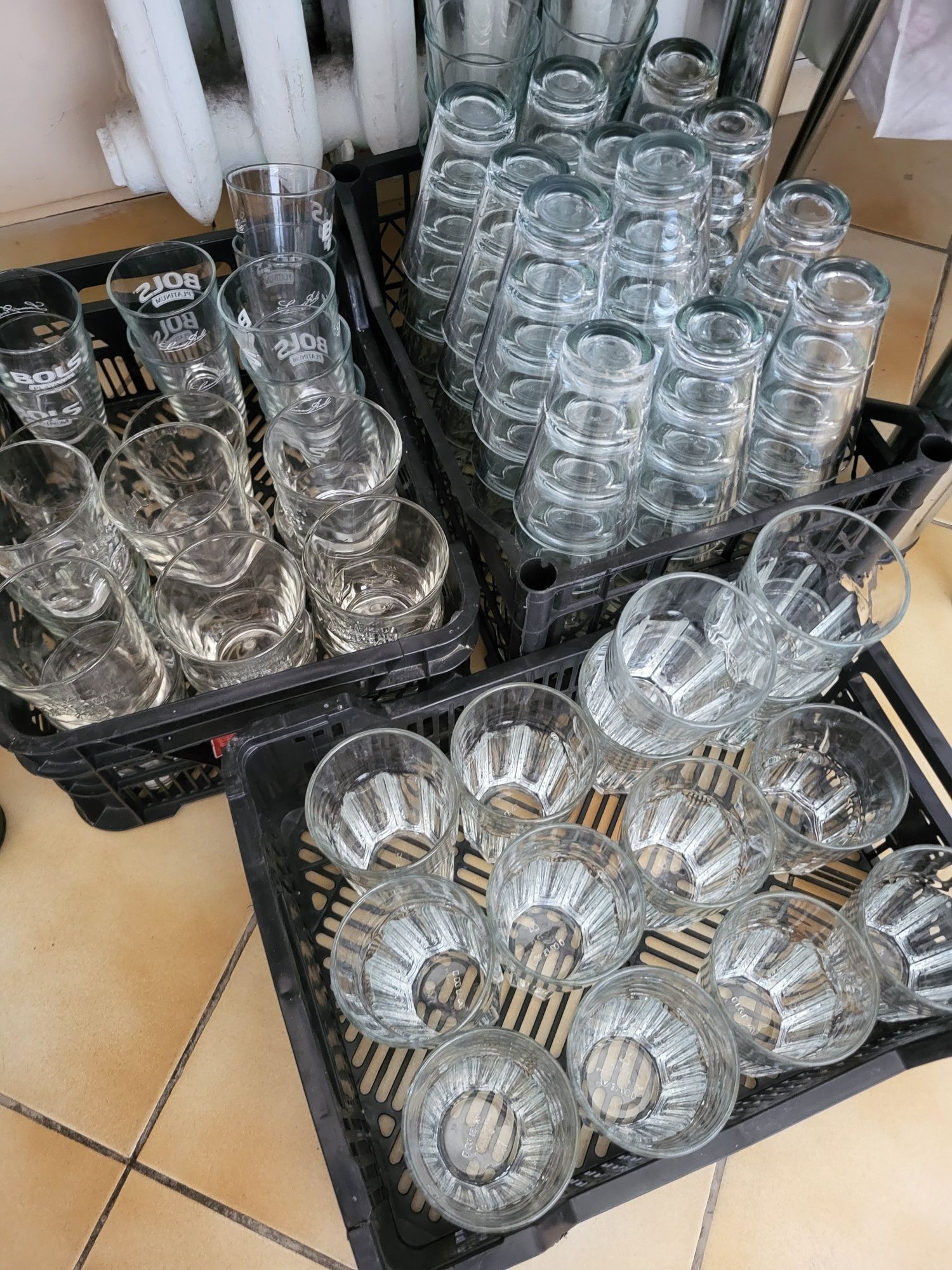 Szklanki ikea, jimbeam, bols 48szt