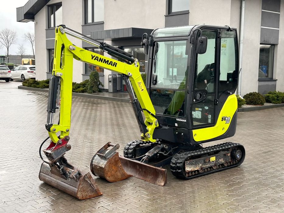 Yanmar SV18  minikoparka gąsienicowa Yanmar SV18 JCB19C-1