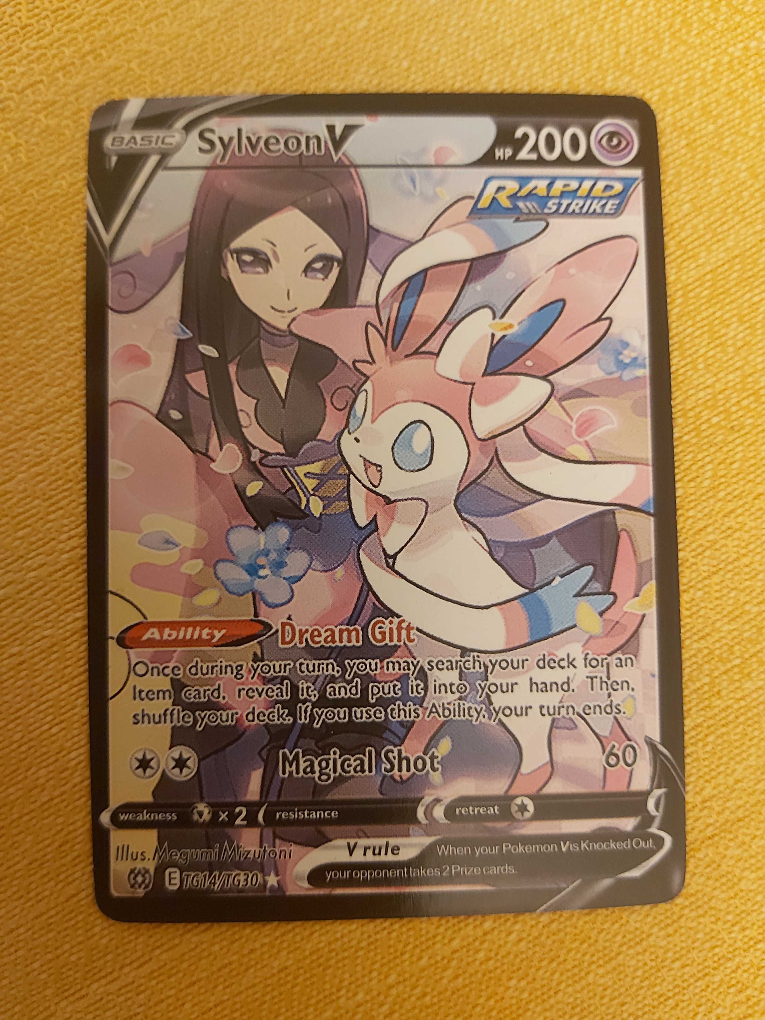 Carta pokemon-Sylveon V