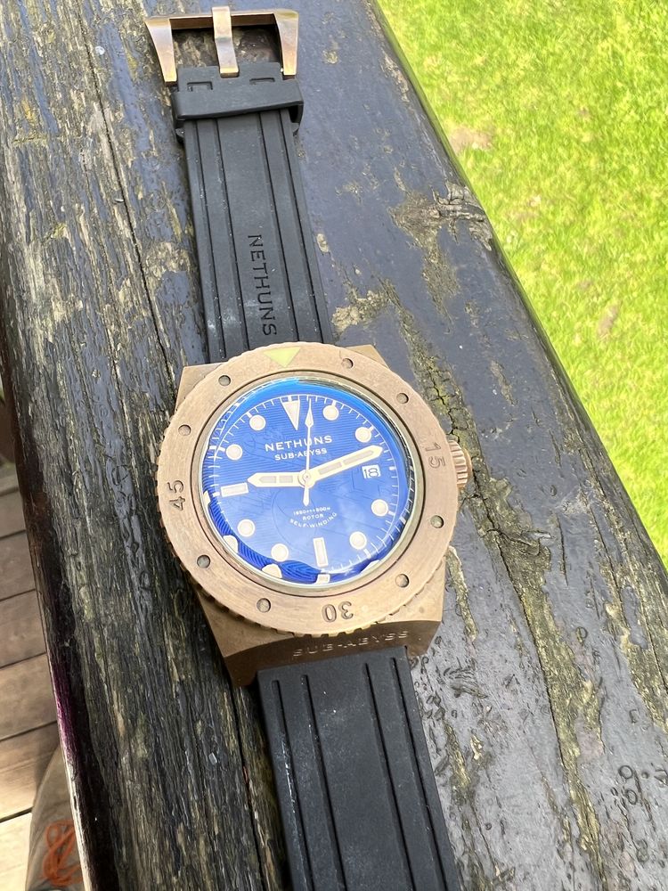 Zegarek nethuns sub abyss bronze 45 mm