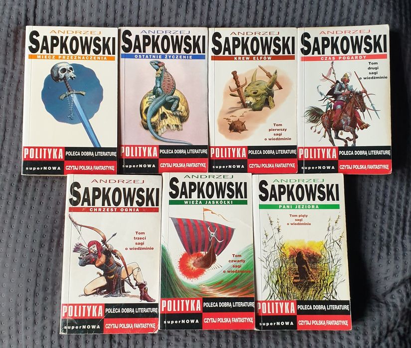 Wiedźmin Polityka 1-7 Andrzej Sapkowski