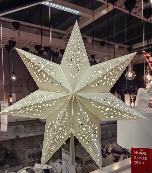 2 sztuki Strala Ikea 48cm gwiazda