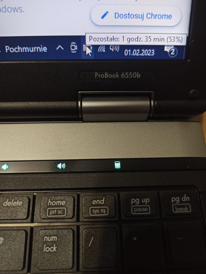 laptop HP ProBook 6550b i5