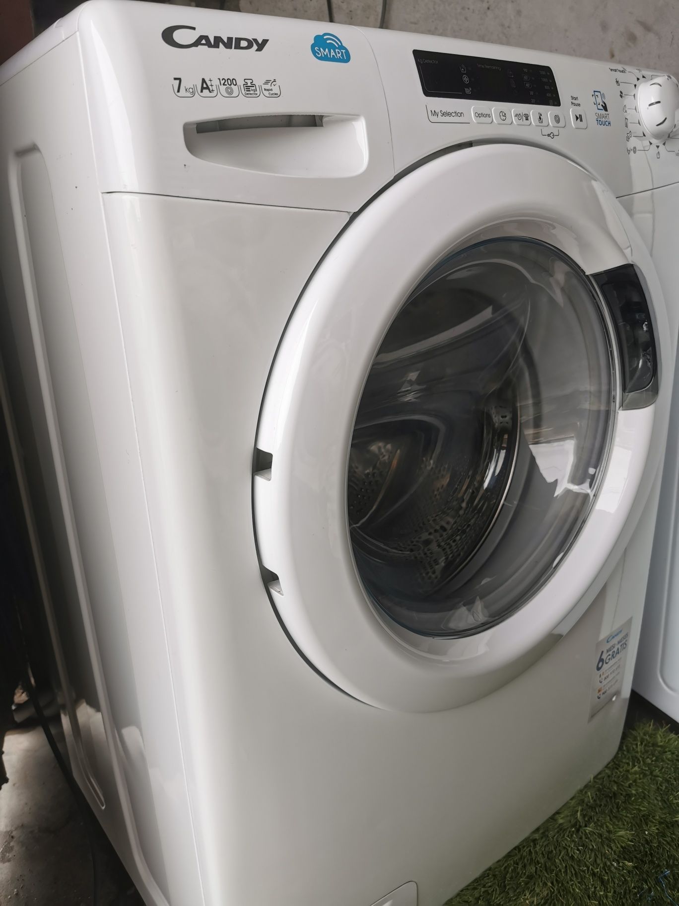 Máquina de lavar roupa candy 7kg 1200rpm faço entrega
