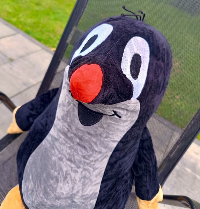 Uroczy śliczny duży pluszak maskotka z bajki Krecik