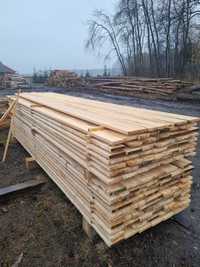 Deski sosnowe świerkowe 25 mm grubość szalunkowe drewno budowlane