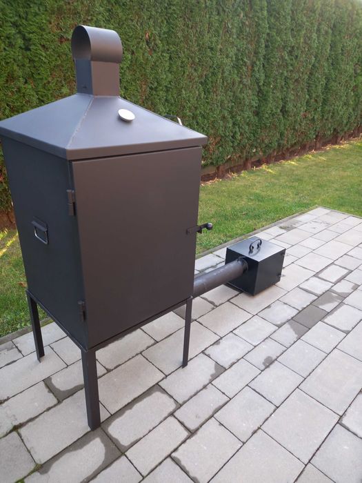 Wędzarnia ogrodowa - stolik, piecyk ,rury-komplet- Nowość