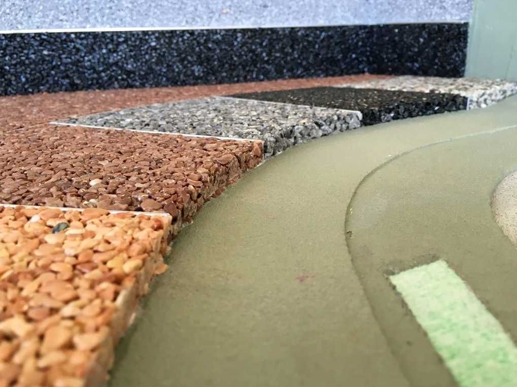 Kamienny Dywan Greinplast/Greinstone/Żywica na balkon,schody,taras.