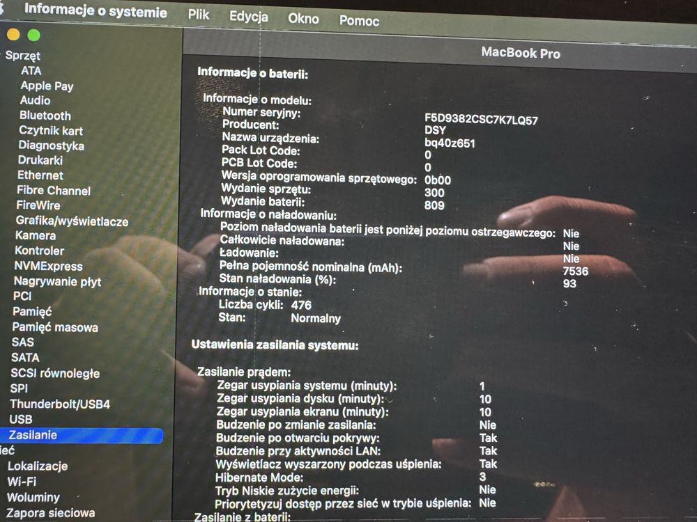 Apple MacBook Pro 2019 Space Gray A2141 i7 16gb 512gb 476 cykli