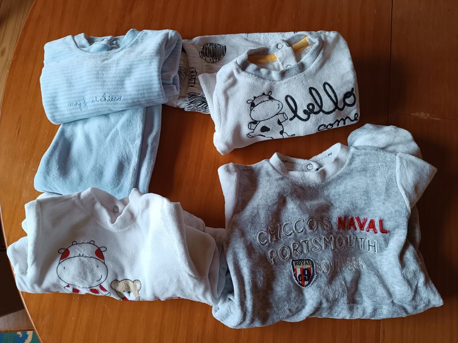 Babygrows / conjuntos menino Chicco