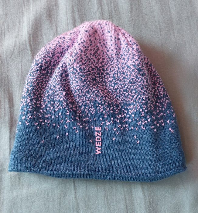 Czapka narciarska Decathlon dla dziewczynki wiek 7-10 lat