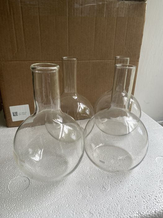 Колба плоскодонна скляна 50 грн