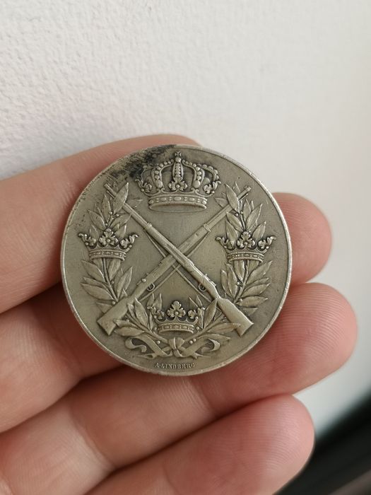 medal wojskowy Szwecja srebro 1935 rok