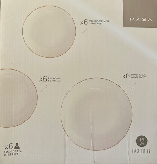 2 Serviços de Mesa da marca Kasa