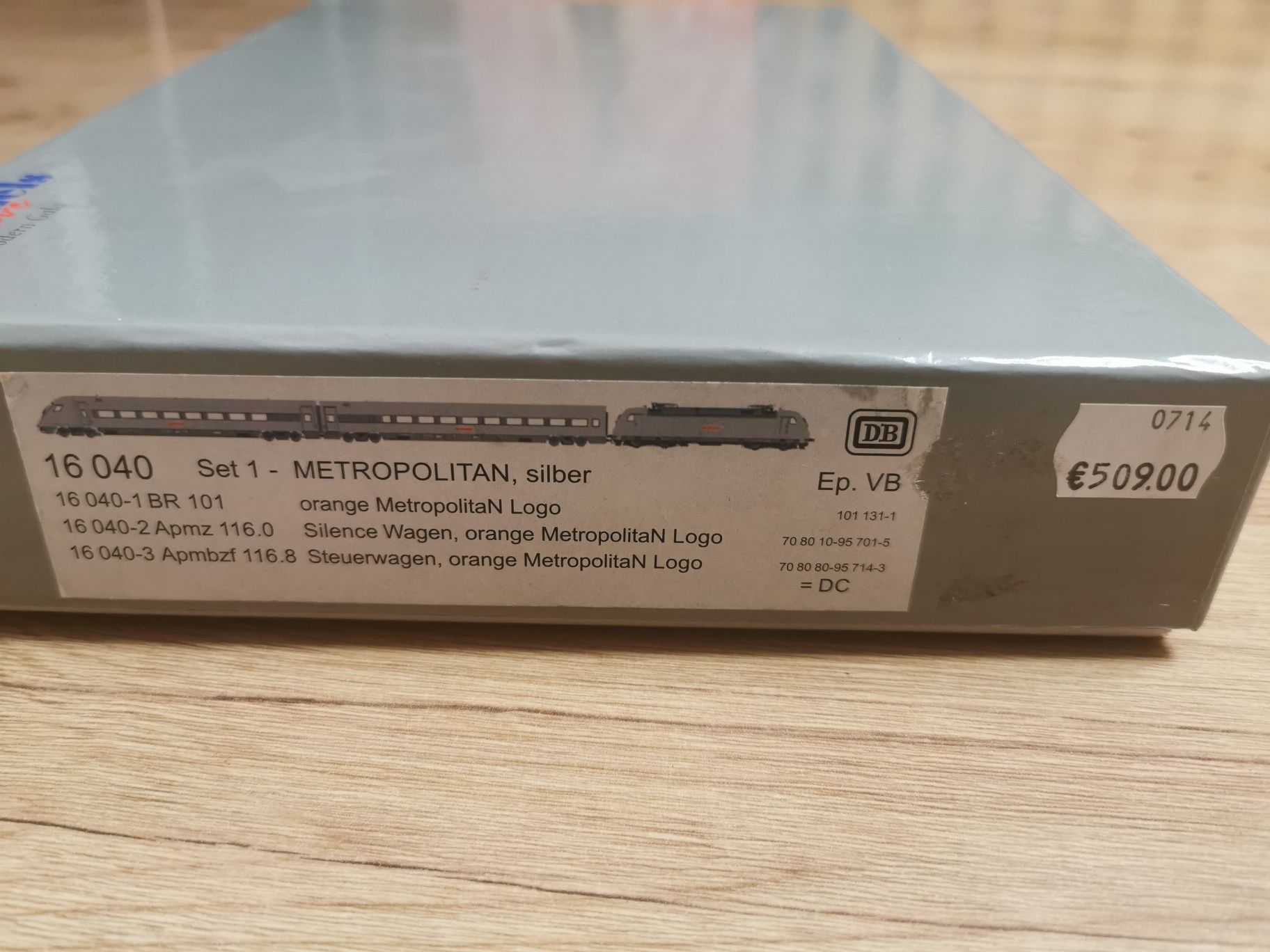 Lokomotywy-Zestaw Metropolitan Exclusive DB  super stan skala H0