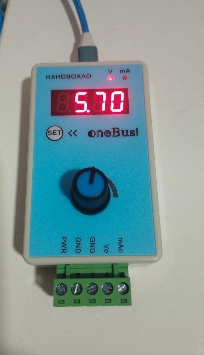 Gerador tensão analógica 0-10V
0-20mA/4-20mA/2-10V
Tensão e corrente
