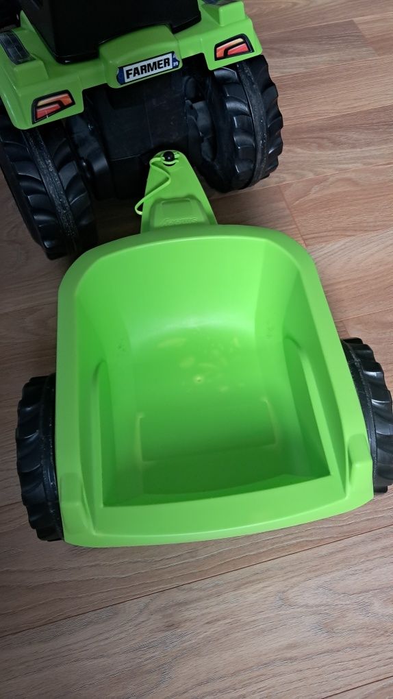 Traktor na Pedały Zabawka dla Dzieci z Przyczepą Przyczepa XL Smoby