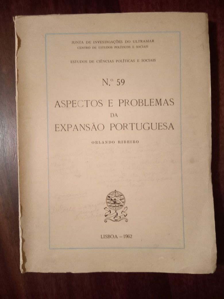 Aspectos e Problemas da Expansão Portuguesa, Orlando Ribeiro, 1962