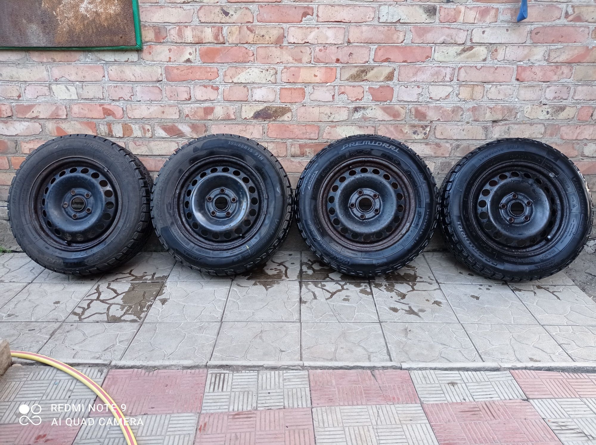 Резина зима,R15/195/65. колёса в сборе.для автомобиля Шкода А5