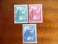 Selos Portugal 1952-S. Francisco Xavier Incompleto AF.759 a 761