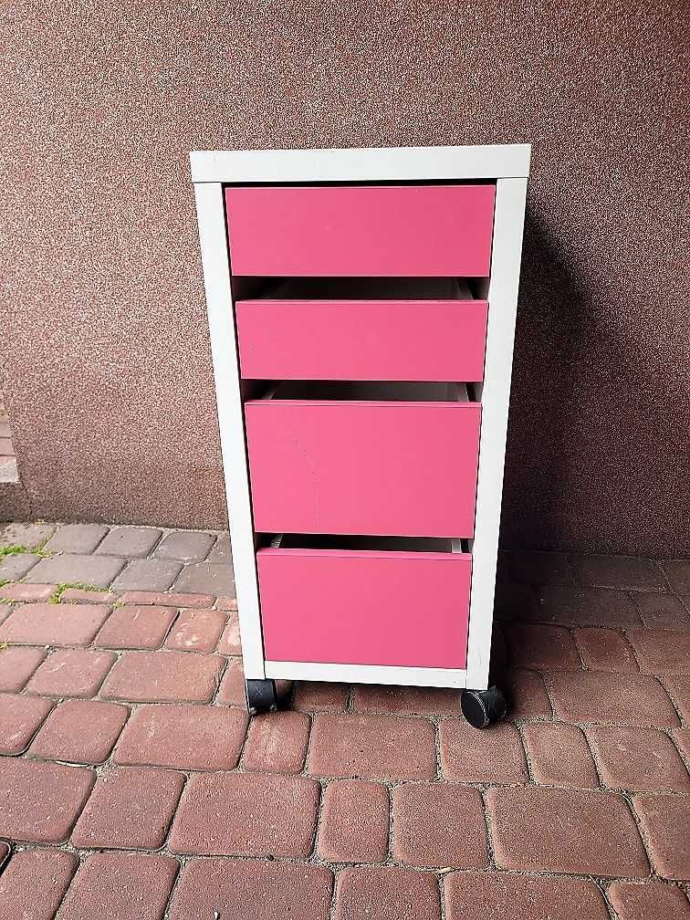 Komoda dostawka do biurka z 4 szufladami Ikea