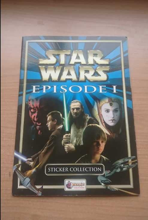 Caderneta antiga Star Wars - dos anos 90