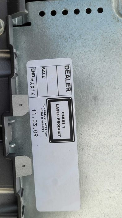 Ford fiesta mk7 radio cd panel oryginalne komplet