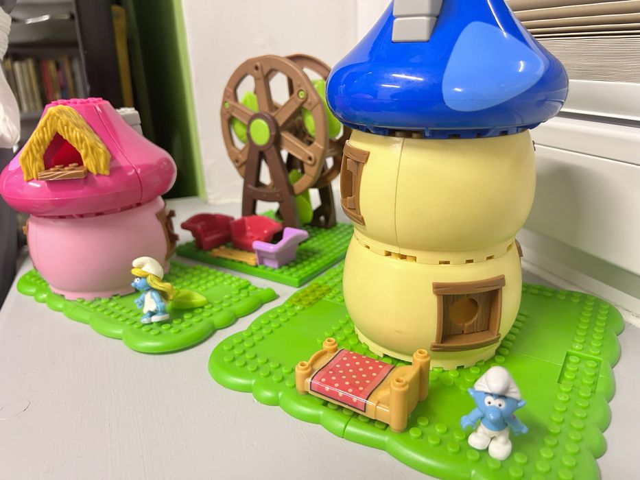 Mega blocks klocki jak lego smurf smerfy
