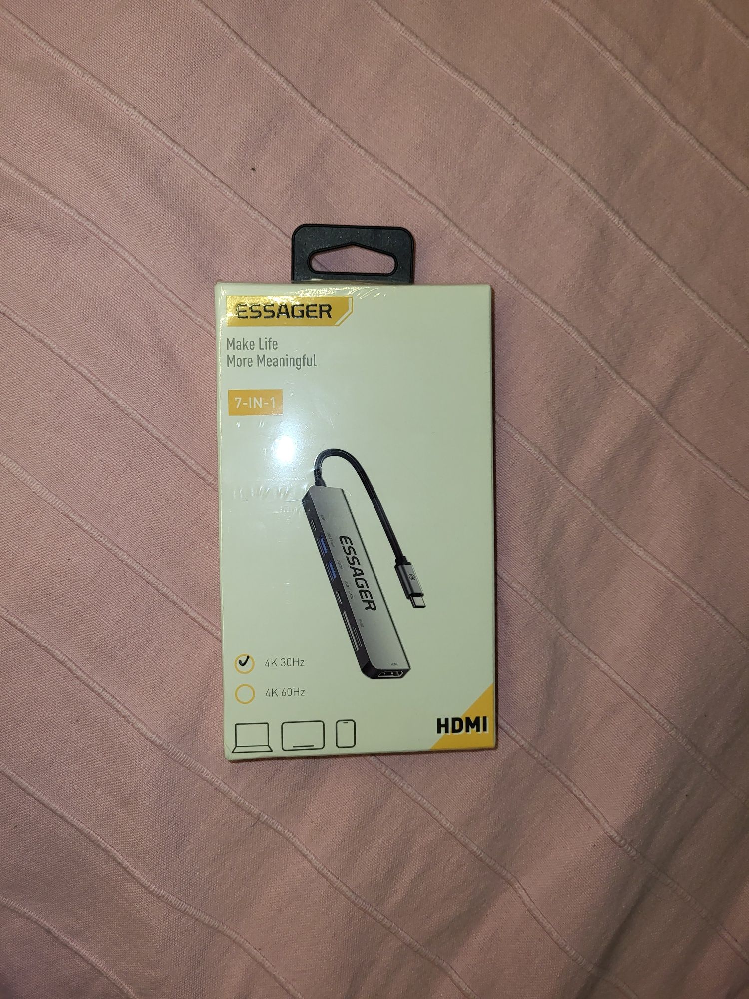 Adaptador Essager (USB-C, HDMI) 7 em 1