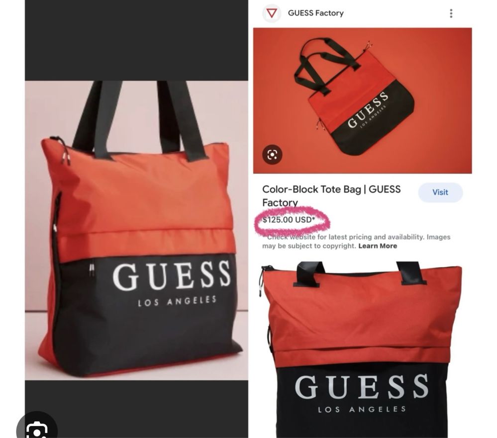 Спортивна сумка guess