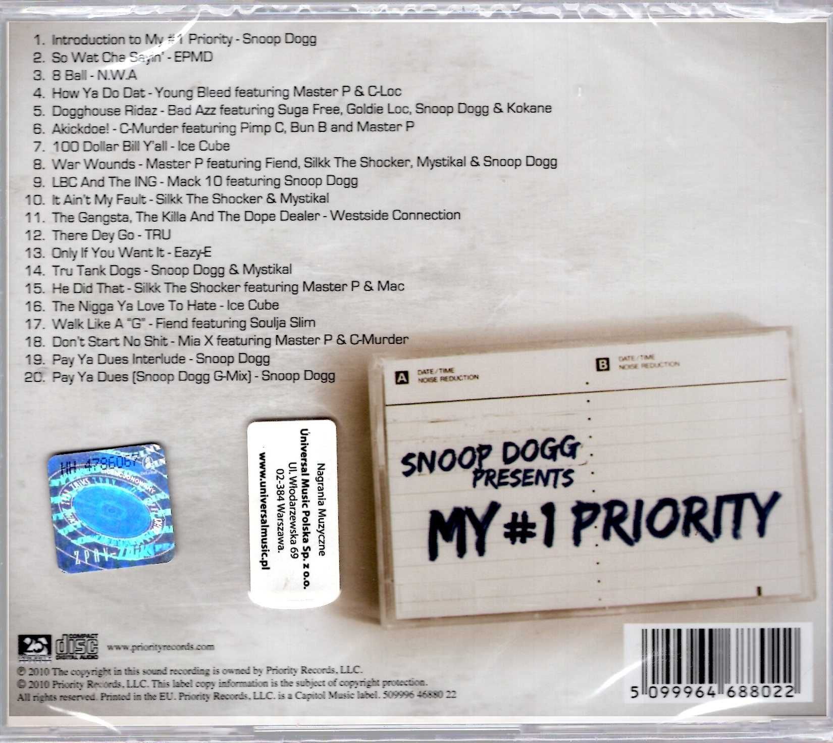 Snoop Dogg Presents My #1 Priority (CD)