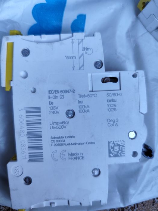 Wyłącznik nadpradowy Schneider iC60L Z 2A 1P