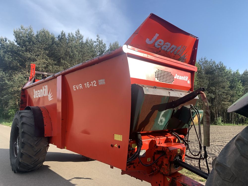 Rozrzutnik obornika Jeantil EVR 16-12, 12-14 ton, brochard, rolland,