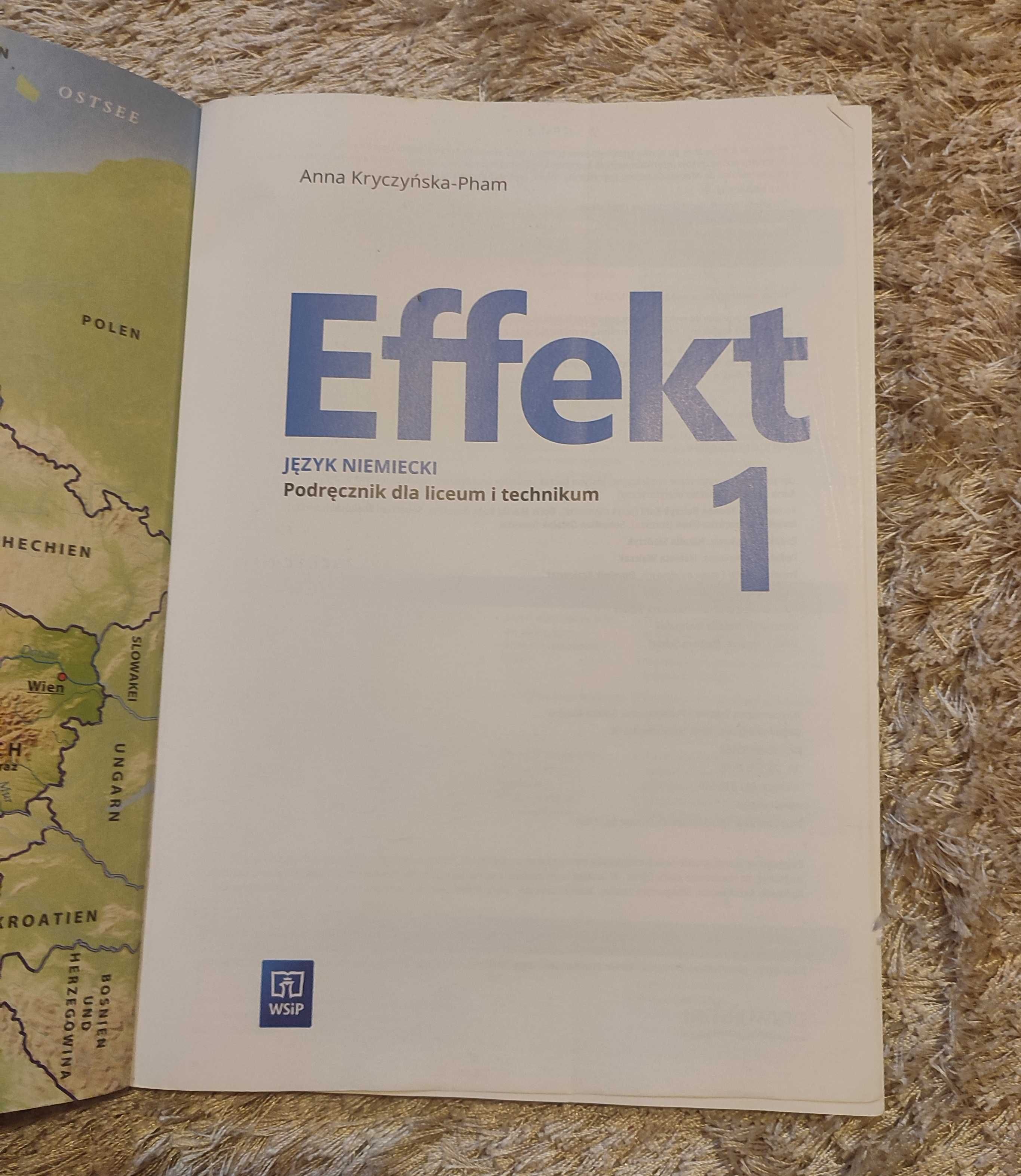 Podręcznik i ćwiczenia do j.niemieckiego "Effekt 1"